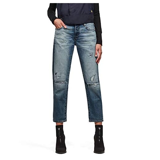 G-STAR RAW Dam Kate Boyfriend' jeans, Blå (blekta ribbade atlas B767-b404), 32W x 34L