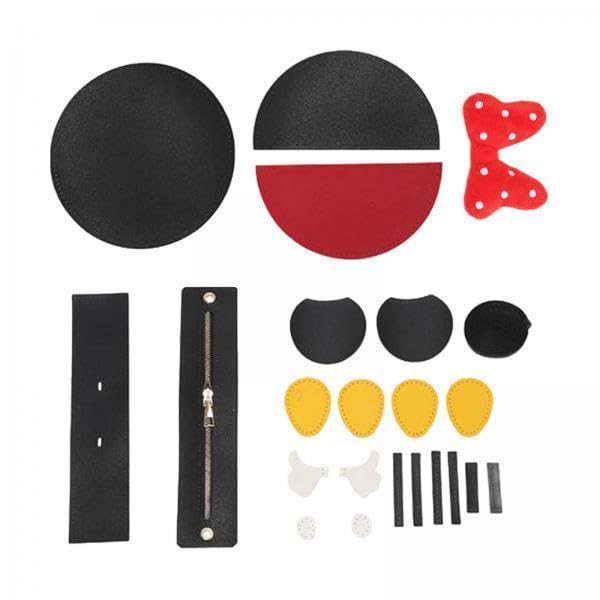 Enakshi® 4xDIY PU Leather Bag Making Kit Handmade for Beginners Crafts DIY Shoulder Bag with Bow|Clothing, Shoes & Accessories | Womens Handbags & Bags-image-24