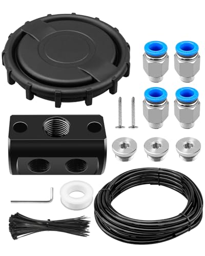 HZSIFU 170112 Differential Breather Kit for Eliminate Air Pressure from Differentials Transmissions Transfer Cases and Other Drivetrain Assembly, 4×4 4WD Accessories Replacement for ARB
