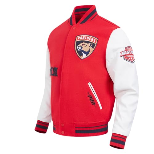 Image of Pro Standard Mens NHL Old English Varsity Jacket