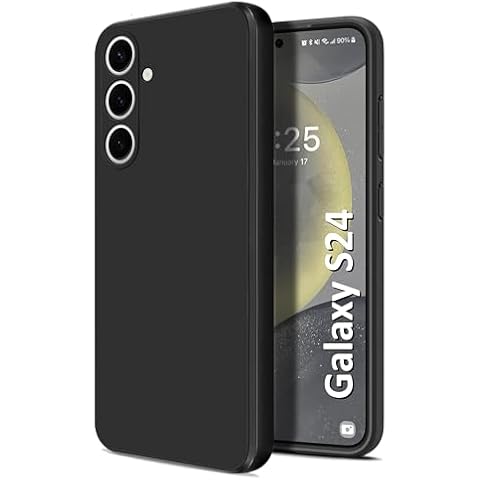 Cyber-Tech Liquid Silicone Case for S24 Cover