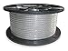 Cable, 1/16 in, L100Ft, WLL96Lb, 7x7, Steel