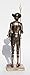 11.63 Inch Don Quixote Standing with Spear Cold Cast Bronze Figurine