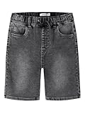 Name IT Pantalones Cortos Nkmryan Jogger DNM L 6300-Th Noos, Medium Grey Denim, 170