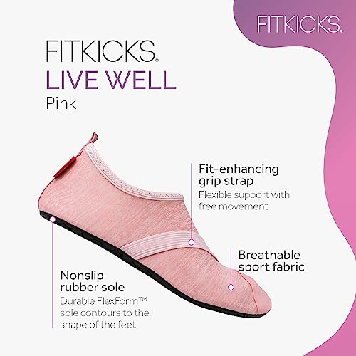 Image of FITKICKS Original Women's Foldable Active Lifestyle Minimalist Footwear Barefoot Yoga Sporty Water Shoes