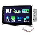 XTRONS 10インチ カーオーディオ 2DIN 一体型カーナビ ワイヤレス iPhone CarPlay android Auto対応 1280*720IPS ディスプレ Bluetooth スクリーンミラーリング 携帯充電 USB 全画面出力 映像入力 ギボシハーネス付 加工不要 （TL-JP）
