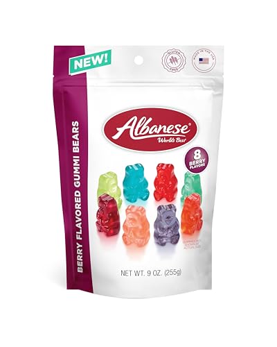 Albanese World's Best Berry Flavored Gummi Bears | 6-9oz Bags of Candy | Soft and Chewy Gummies, Gluten Free, Fat Free | Cherry, Strawberry and More | Perfect for Parties and On The Go Snacking - image 3