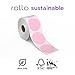 Rollo Circle Thermal Labels 2 Inch - Roll of 1,000 Round Sticker Labels - Multi-Purpose Direct Thermal Printer Stickers 2x2 (Pink)