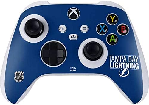Skinit Decal Gaming Skin Compatible with Xbox Series S Controller - Officially Licensed NHL Tampa Bay Lightning Lineup Design