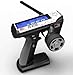 FlySky FS-GT3C 2.4G 3-Channel Transmitter with GR3E Receiver for RC Cars Boat (Silver)