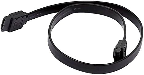 3 Pack 18 inch SATA 6Gbps Cable w/Locking Latch Black, CNE545677