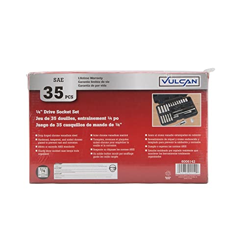 Ensemble de douille 1/4 Mintcraft Ts1035 pour résoudre les problèmes d'accès difficile 35 pièces
