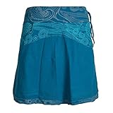 Locker fallende Jersey Baumwolle - zweifarbig handbedruckt