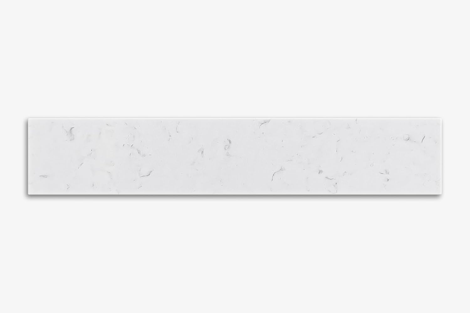 ARIEL Luxury Carrara White Quartz Sidesplash for Vanity – 22"x4"