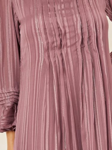 Image of Styli Women's Polyester Shift Midi (7007638127 Peach XL)