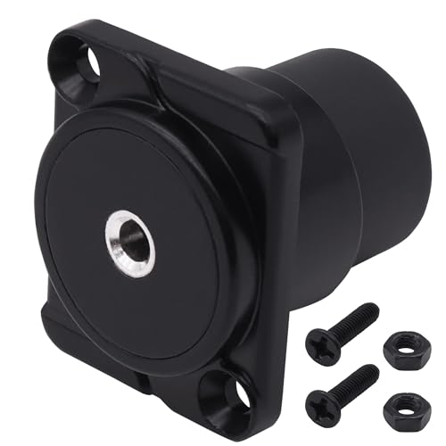Adaptador de auriculares estéreo 3.5mm TRS montaje en panel miniatura 1
