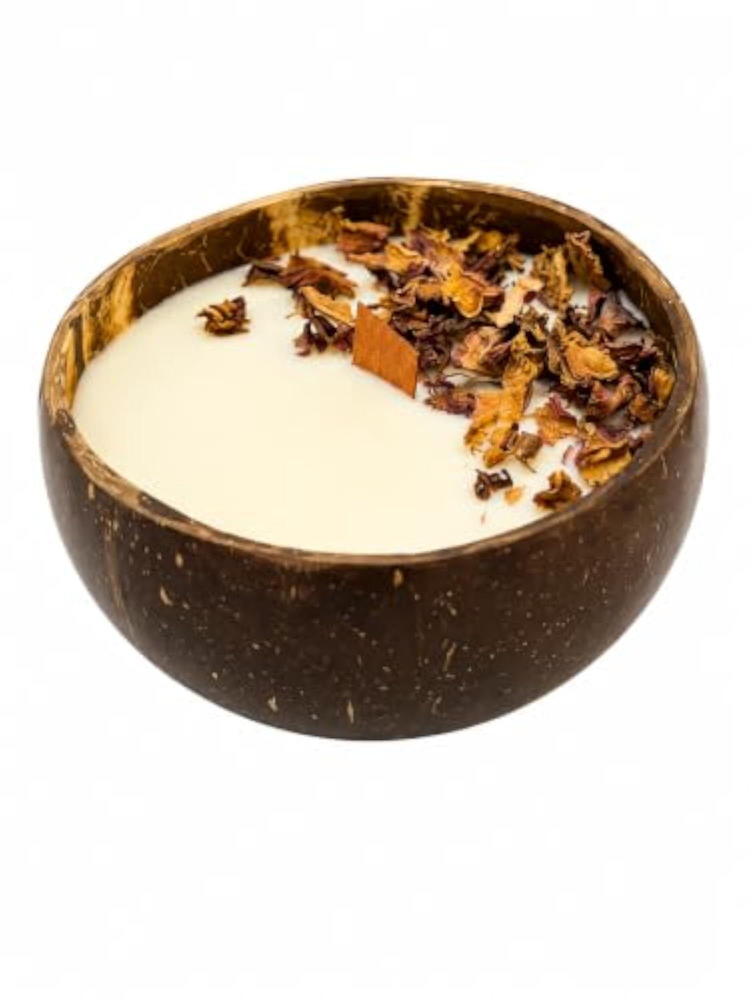 Coco Shell Scented Candle, Natural Soy Wax, Aromatherapy
