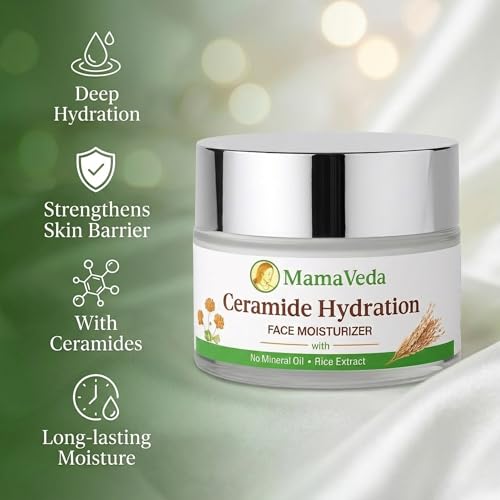 Image of Hydration Face Moisturizer with Rice Extract | No Mineral Oil | Lightweight Daily Moisturizing Cream for Soft & Nourished Skin | 200 ml