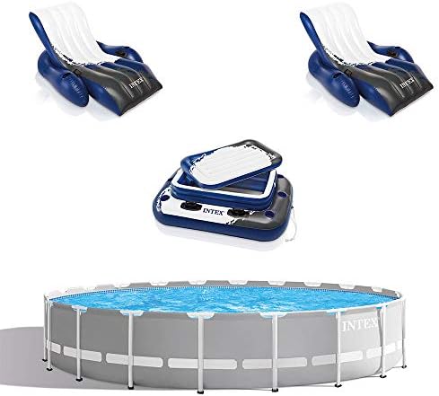 Amazon.com: Intex Ultra XTR Deluxe Above Ground Swimming Pool Set ...