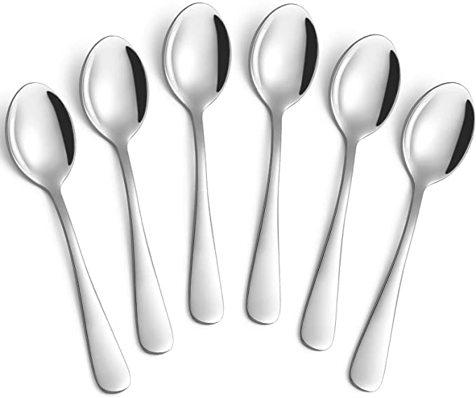 Buy Convay Steel Tea/Coffee/Spices Spoon 5.5 Inch Spoon, A Set of 6 ...