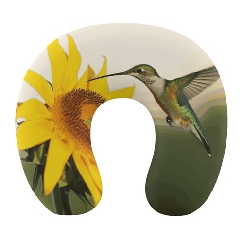 Almohada de viaje espuma viscoelástica 30 cm x 25 cm