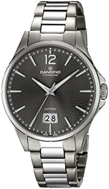 Mens Analogue Classic Quartz Watch with Titanium Strap C4607/3