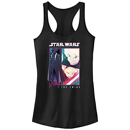 Déchardé STAR WARS Junior's Visions Twins débardeur noir en coupe slim fit coupe ajustée pour l'été