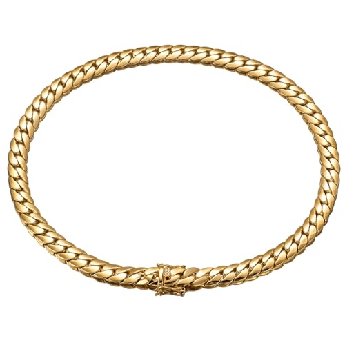 Fashionable 18K gold bracelet suitable for both men and women, flat solid mesh bracelet, luxurious accessories that never fade, Christmas gift with gift box