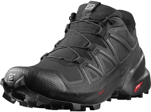 Salomon Women's Speedcross 5 W,Black/Black/Phantom, 8US (L40684900)