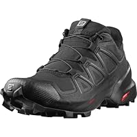 Salomon Women's Speedcross 5 trail running and hiking shoe, Black/Black/Phantom, 7.5 US