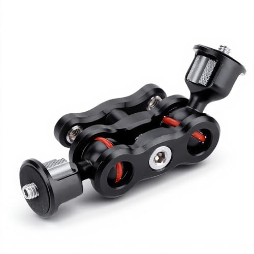Bras magique double rotule en alliage robuste pour stabiliser un moniteur