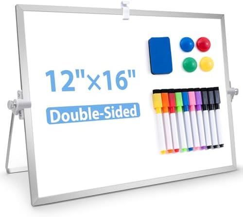 SMALL DRY ERASE WHITEBOARD 14.1X11 INCH | MAGNETIC IRON BOARD | VOLCANICS PORTABLE BOARD