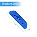 4PCS Reflective Open Warning Stickers for Car Door, Night Visibility Auto Safety Prompt Decals, 3.6 Inch Anti-Collision Protective Strip Tape, Car Accessories Universal for Truck, SUV, Van (Blue)