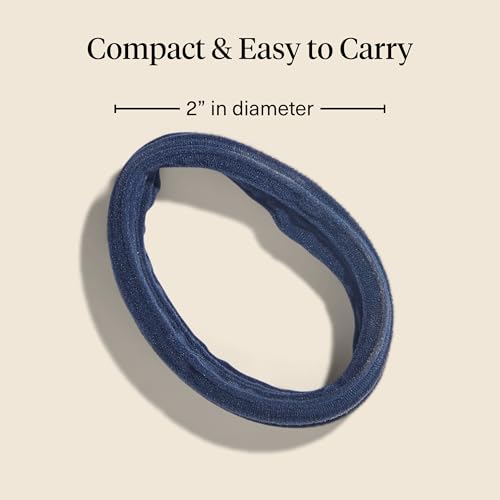 Kitsch Seamless Hair Ties No Damage - Garden Bouquet, 8pcs | Stretchable Hair Bands, Strong All-Day Hold Hair, Rubber Bands For Hair, Ponytail Holders | Hair Accessories for Everyday Use - image 5