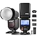 NEEWER Z760-C Kit Flash Speedlite TTL per Canon Fotocamere, Speedlite 76W+Diffusore Cupola Magnetico,Adattatore Testa Rotonda, 2.4G GN60 1/8000s HSS, Tasto TCM per TTL/M, Batteria 2600mAh e Caricatore immagine