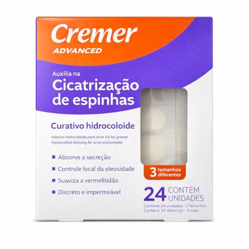 Curativo Hidrocoloide Adesivo para Acne, Espinhas e Pequenos Ferimentos | Cicatrização Rápida, Discreto e Impermeável | 3 Tamanhos