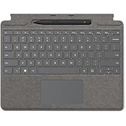 Surface Pro 8 Teclado Microsoft Surface Pro 8/X Cover Alcantara + Pen - Platinum