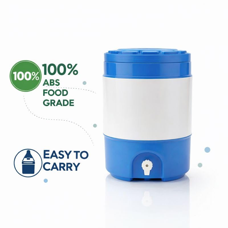 Image of Aqua Cool Water Jug | Long-Lasting Cooling up to 30 Hours | Heavy-Duty Insulated Water Container (Blue, 20 litres)