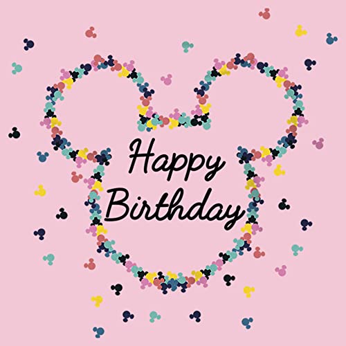 Disney Mickey Classic Logo Heart Fill Girls Standard T-Shirt2