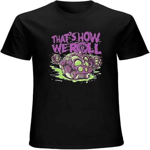 Men's T Shirt Starcraft II Mens Starcraft II That's How We Roll Zerg Attack Image Hand Wash Recommended Black L