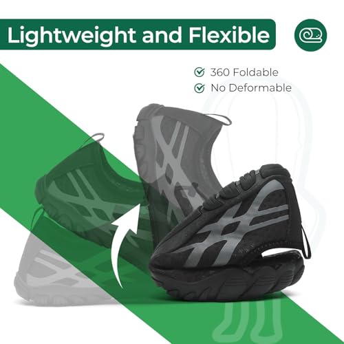 Image of SAGUARO Water Shoes for Women - Barefoot Quick-Dry Aqua Sock, Lightweight, Breathable for Swimming, Beach and Outdoor Activities Size 5.5-10.5