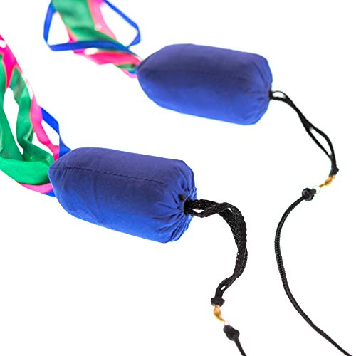 Play Juggling - Bolas de Cinta con Cintas de Colores para Malabares - Azul