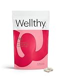 Wellthy Her Women's Daily Vegan Multivitamin for Women, Natural Ingredients for Healthy Hair, Skin, & Nails with Essential Micronutrients (30 Day)