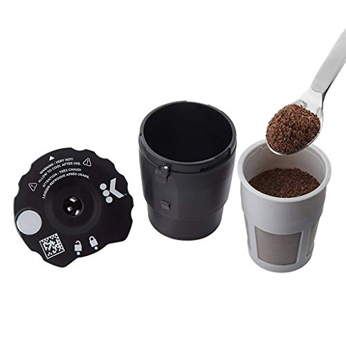 Youngy Filtro reutilizável de cápsulas de café para acessórios de café recarregáveis Keurig K-Cups