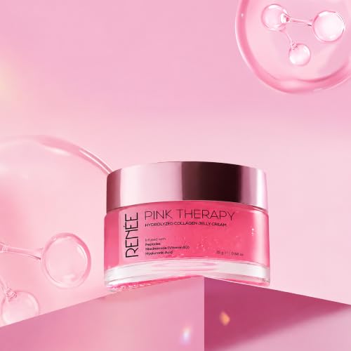 Image of RENEE Pink Therapy Hydrolyzed Collagen Overnight Sleep Jelly Mask, 15 gm