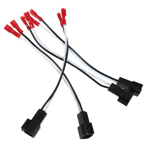 NOLITOY 4�X�s�[�J�[���C���[�n�[�l�X �A�_�v�^�[ �ԗp�X�s�[�J�[�R�l�N�^ �v���O �����p ���t�� �R�l�N�^ �I�[�f�B�I�P�[�u�� �Ή��Ԏ푽