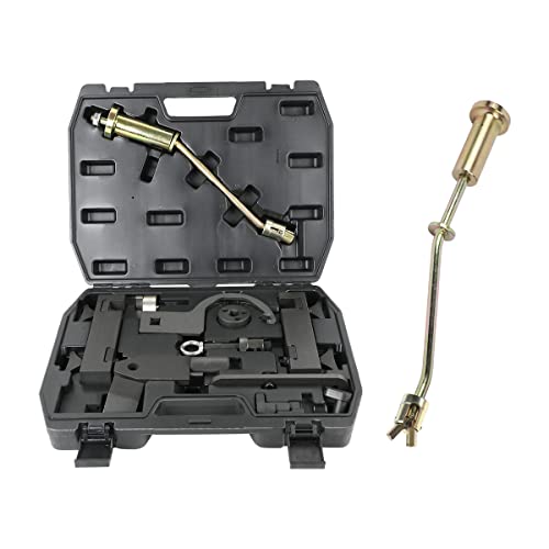 CMTOOL Engine Camshaft Timing Locking Tool Kit Compatible with Jaguar Land Rover Discovery 4 Range Rover Sport V8 5.0L V6 3.0L Engine Camshaft Alignment Tools with Fuel Injector Remover Installer Tool