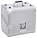 Reloop 80 Record Case Silver - Classic Record Case, Robust Construction, Lockable Low Profile Butterfly Lock (AMS-REC-CASE-80-SLV)