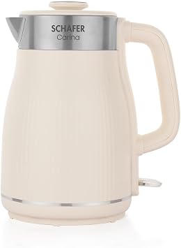 Schafer Carina Stainless Steel Handheld Fireproof Body Kettle-Cream