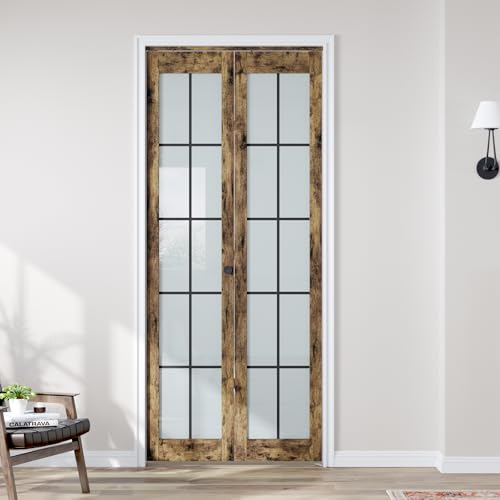 CEAKIAN Preassembled Bifold Closet Doors for 36" X 80" Opening,